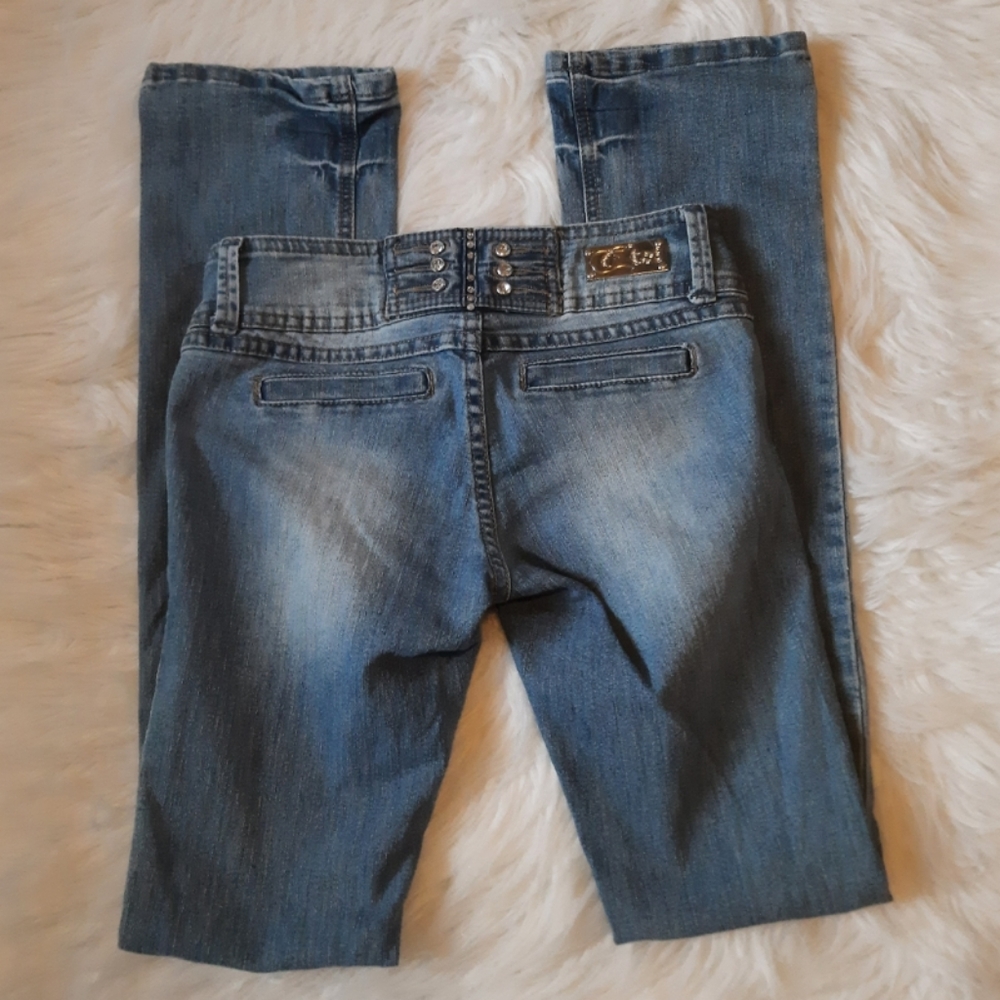 C' est TOI Jeans with Crystal Jewels - Picture 6 of 15